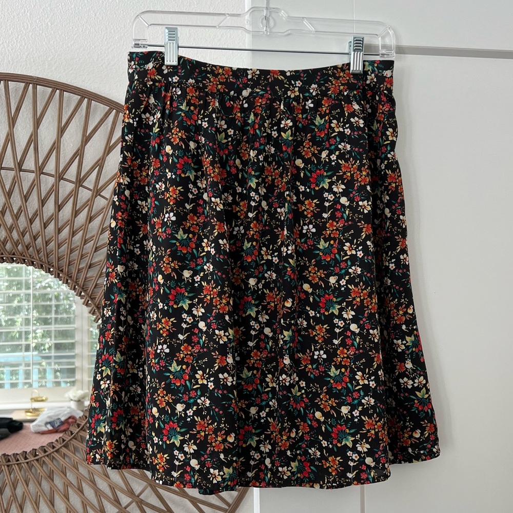 J. Crew Fall Floral Skirt